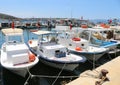 Fishing Boats docked at Cesme Por Royalty Free Stock Photo