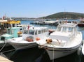 Fishing Boats docked at Cesme Por Royalty Free Stock Photo