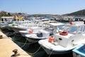 Fishing Boats docked at Cesme Port in Cesme, Turkey Royalty Free Stock Photo