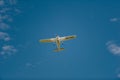 Cessna 172R in flight Royalty Free Stock Photo