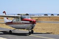 Cessna 210 - Closer 02 Royalty Free Stock Photo