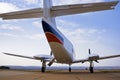 Cessna 303 Crusader - Rear View 01 Royalty Free Stock Photo