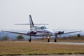 Cessna 303 Crusader Takeoff 01 Royalty Free Stock Photo