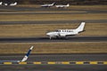 Cessna 441 Conquest II in Takeoff Run Royalty Free Stock Photo