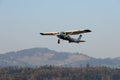 Cessna 152 airplane in Wangen-Lachen in Switzerland Royalty Free Stock Photo