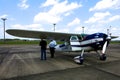Cessna 195 Businessliner Royalty Free Stock Photo