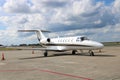 Cessna Citation Jet at New Orleans Private Airport Royalty Free Stock Photo