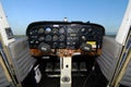 Cessna Cockpit No Headsets Royalty Free Stock Photo