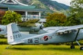 Cessna 140 and Grumman S-2 Tracker Royalty Free Stock Photo