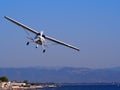 Cessna plane in flight