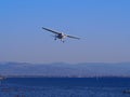 Cessna plane in flight