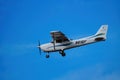 Cessna plane flying at Centennial airport near Denver, Colorado