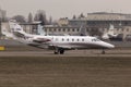 Cessna 560XLS Citation Excel business aircraft preparing for take-off from the runway