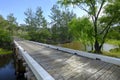 Paynes Crossing Bridge on the road between Wollombi and Broke in the Hunter Valley, NSW, Australia