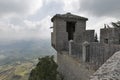 Cesta fortress watch tower in San Marino. Royalty Free Stock Photo
