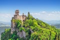 The Cesta Tower on Monte Titano in San Marino