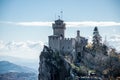 Cesta tower of San Marino Italy Royalty Free Stock Photo