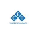 CET letter logo design on BLACK background. CET creative initials letter logo concept. CET letter design