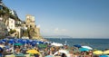 Cetara beach, Amalfi Coast, Italy Royalty Free Stock Photo