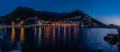 Cetara, Coast of Amalfi. Italy. Sunrise Overvierw of harbor pier