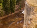 Cetatea neamtului rocks fort fortress moldova Royalty Free Stock Photo