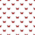 Cethosia biblis butterfly pattern seamless Royalty Free Stock Photo