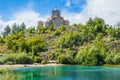 Cetina river source and Orthodox church, Croatia Royalty Free Stock Photo