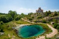 Cetina water source spring in Croatia