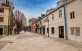 Old historical houses in the city of Cetinje, Montenegro