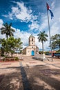 Cetral square in cuban village of Vinales Royalty Free Stock Photo