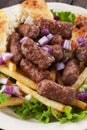 Cevapcici, bosnian minced meat kebab