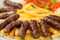 Cevapcici meal Royalty Free Stock Photo