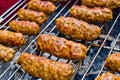 Cevapi on the BBQ Royalty Free Stock Photo