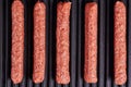 Cevapi, cevapcici, Balkan minced meat kebab Royalty Free Stock Photo