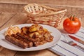 Cevapi, cevapcici, Balkan minced meat kebab Royalty Free Stock Photo