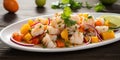 Ceviche Delight - Fresh Seafood - Zesty Citrus