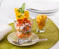 Ceviche with sea urchin Royalty Free Stock Photo