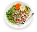 Ceviche, seafood dish, peruvian cuisine Royalty Free Stock Photo