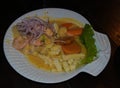 Ceviche, Traditional peruvian dish Royalty Free Stock Photo