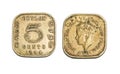 Ceylon Srilanka Old Coin British Era
