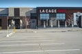 Carrefour Laval empty restaurants and parking lot