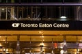 CF Toronto Eaton Centre shopping mall sign