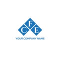 CFE letter logo design on BLACK background. CFE creative initials letter logo concept. CFE letter design.CFE letter logo design on Royalty Free Stock Photo