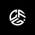 CFG letter logo design on white background. CFG creative initials letter logo concept. CFG letter design Royalty Free Stock Photo