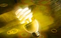 CFL lamp Royalty Free Stock Photo
