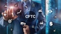 CFTC u.s. commodity futures trading commission business finance regulation concept Royalty Free Stock Photo