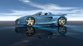 Cg car Royalty Free Stock Photo