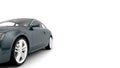 CG render of generic luxury coupe car Royalty Free Stock Photo