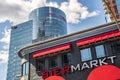 CGI and Bier Markt buildings Royalty Free Stock Photo