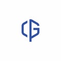CGP Logo. Letter CG Icon